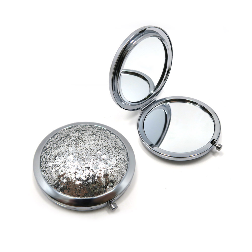 Sequin 3D Lid Cosmetic Gifts Compact Mirrors